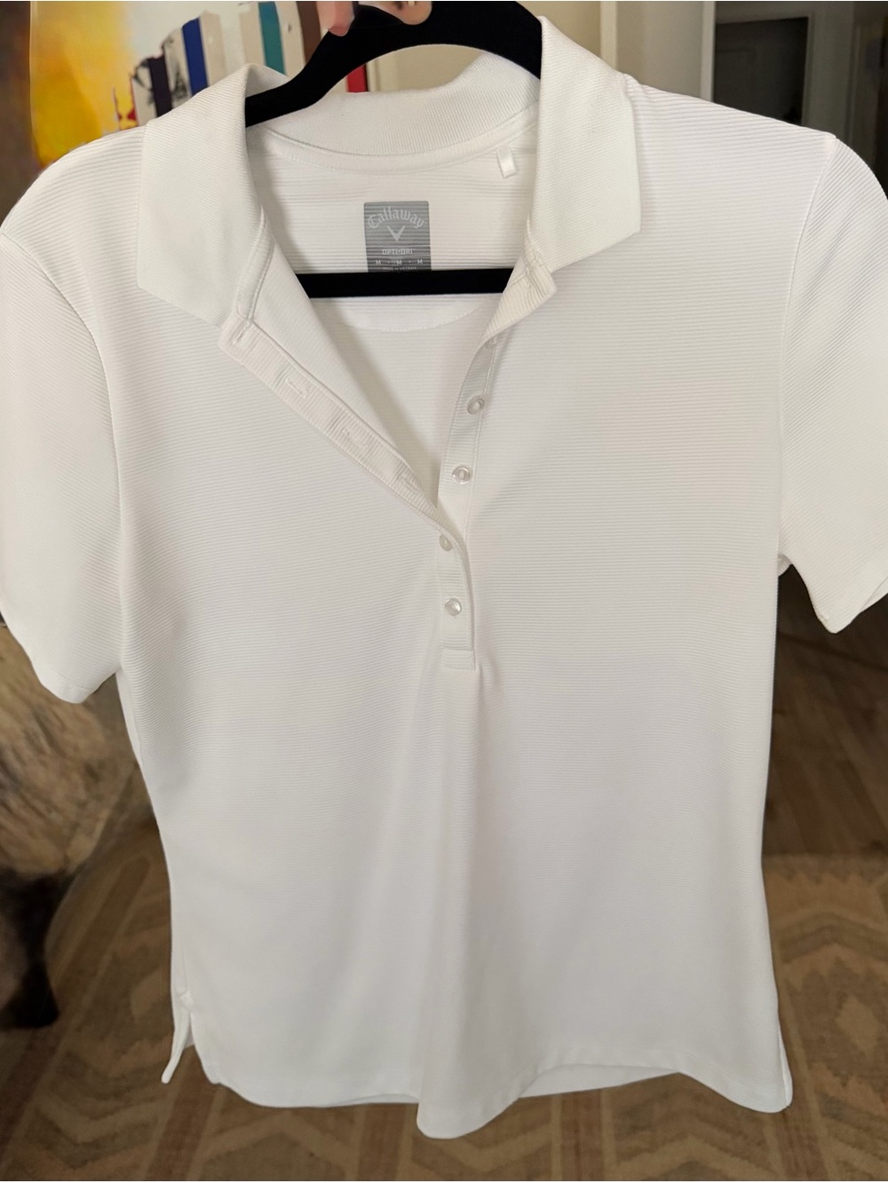 Callaway Women’s White Performance Golf Polo size Medium
